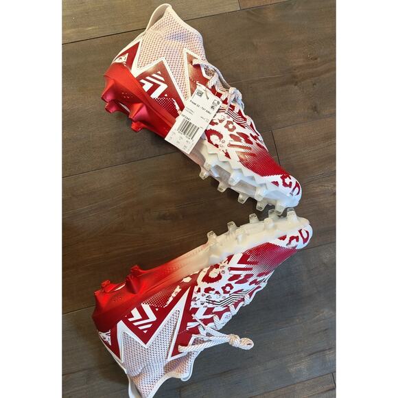 Freak 23 7v7 SMU Football Cleats Red White Size 14 New With Tags Turf Speed - Picture 4 of 7